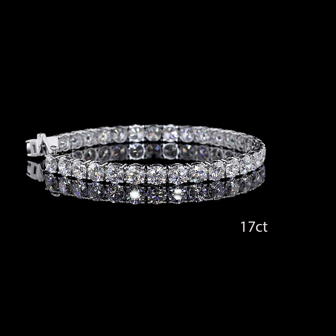 Lab Grown Diamond Tennis Bracelet