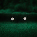 Lab Grown Old European Cut Diamond Stud Earrings