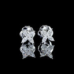 Marquise Diamond Clover Studs from Take Two Jewelry