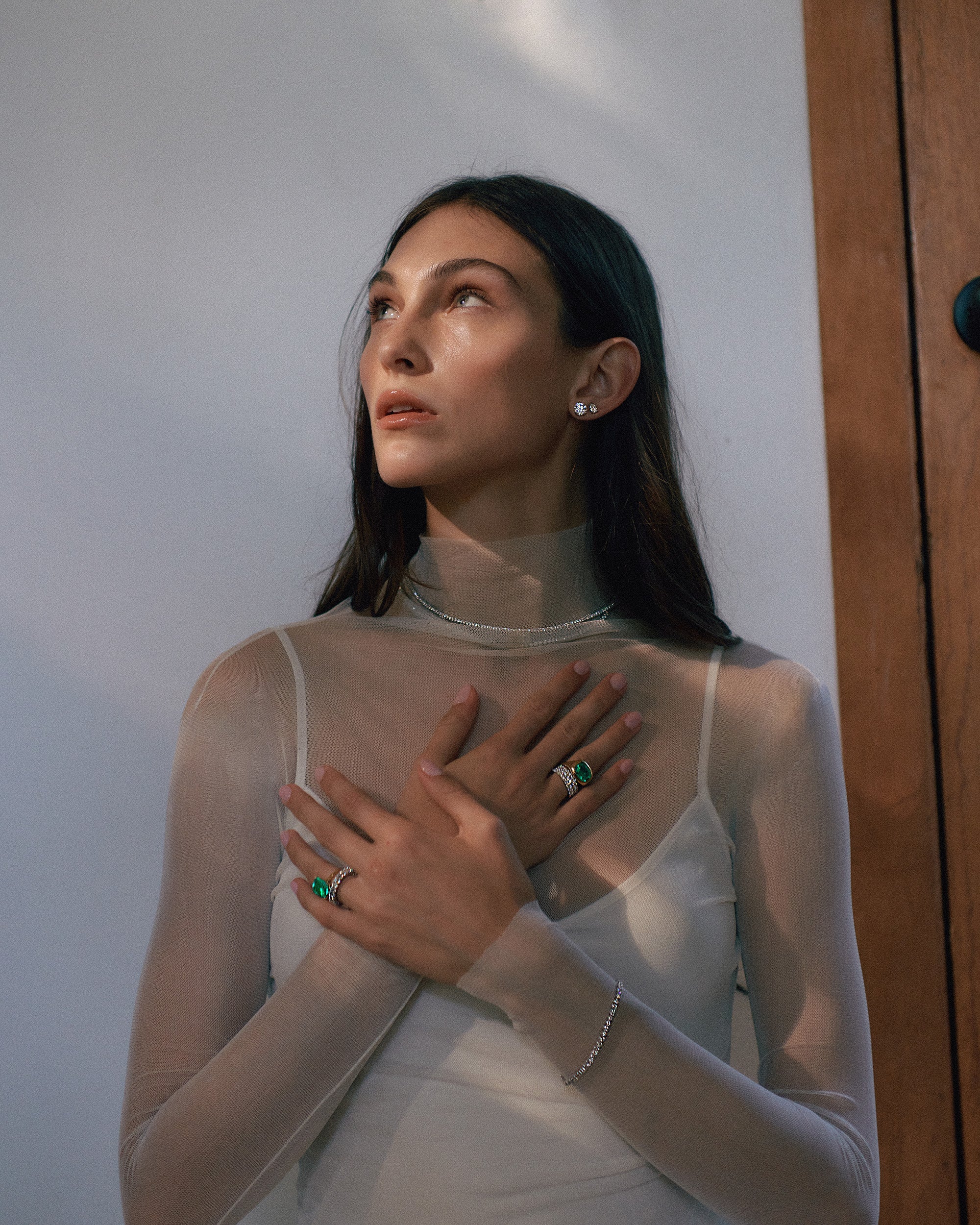 Lab grown diamond and emerald jewelry collection from Take Two Jewelry