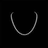 Marquise and Pear Tulip Diamond Tennis Necklace