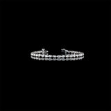 Mixed Shape Mini Lab Diamond Tennis Bracelet