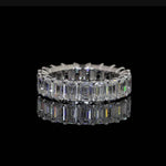 Emerald Cut Diamond Eternity Band