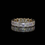 Eternity Band with Asscher Cut Diamonds