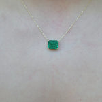 Colombian Emerald Pendant Necklace