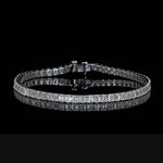 Emerald Cut Diamond Tennis Bracelet